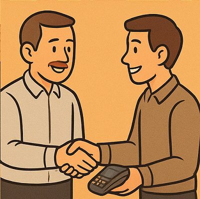 پرداخت امن با کارت بانکی در فروشگاه فیزیکی