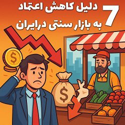 7 دلیل کاهش اعتماد به بازار سنتی درایران مصطفی سایری